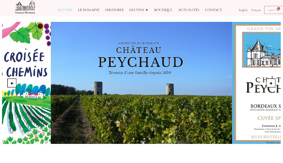 Chateau Peychaud vin bordeaux